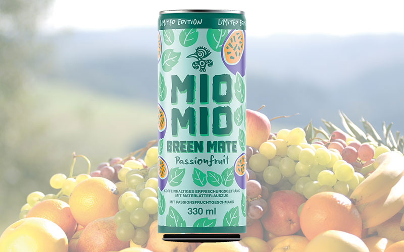 Erste Limited Edition – Mio Mio präsentiert neue Sorte Green Mate Passionfruit