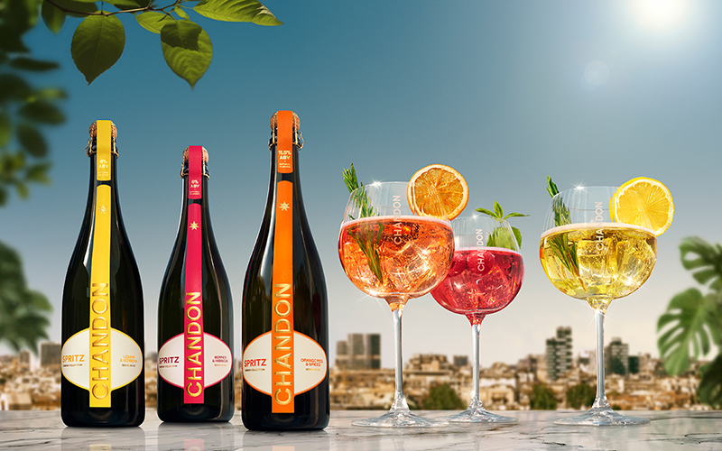 CHANDON präsentiert eine neue Kollektion trinkfertiger Spritz-Cocktails