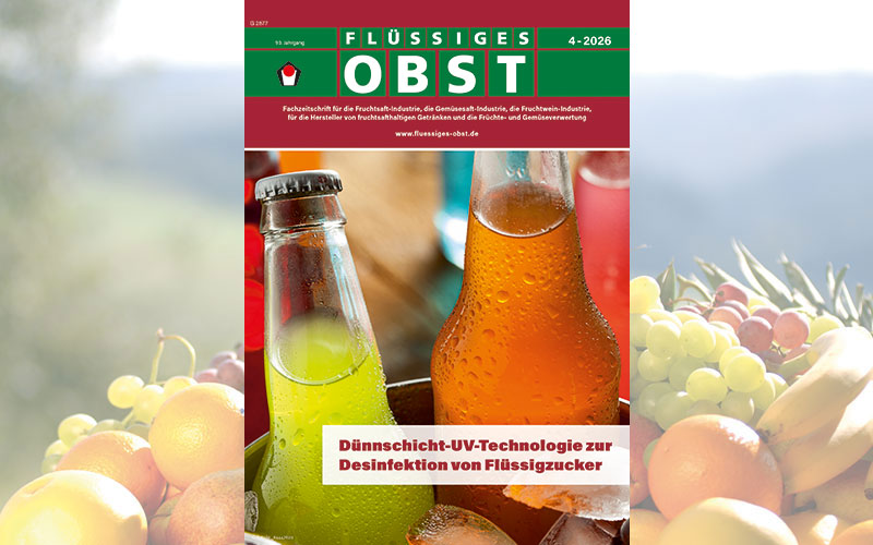 Die Ausgabe 4-2026 von FLÜSSIGES OBST ist online!