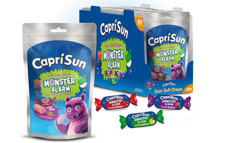 Naschspaß mit Capri-Sun: Kultgeschmack startet als Kaubonbon durch