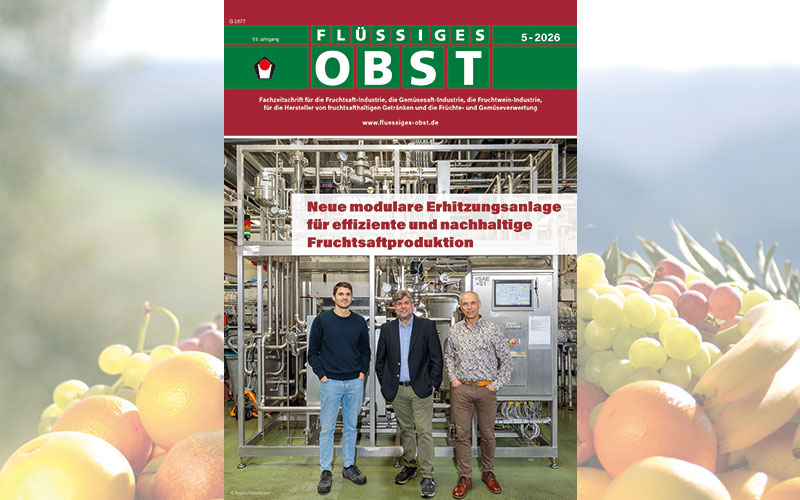 Die Ausgabe 5-2026 von FLÜSSIGES OBST ist online!
