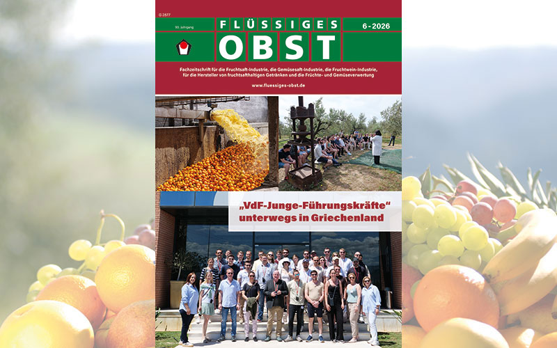 Die Ausgabe 6-2026 von FLÜSSIGES OBST ist online!