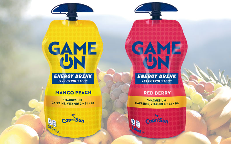 Full thrill, no spill: Capri Sun Group launcht Energy-Marke GAME ON
