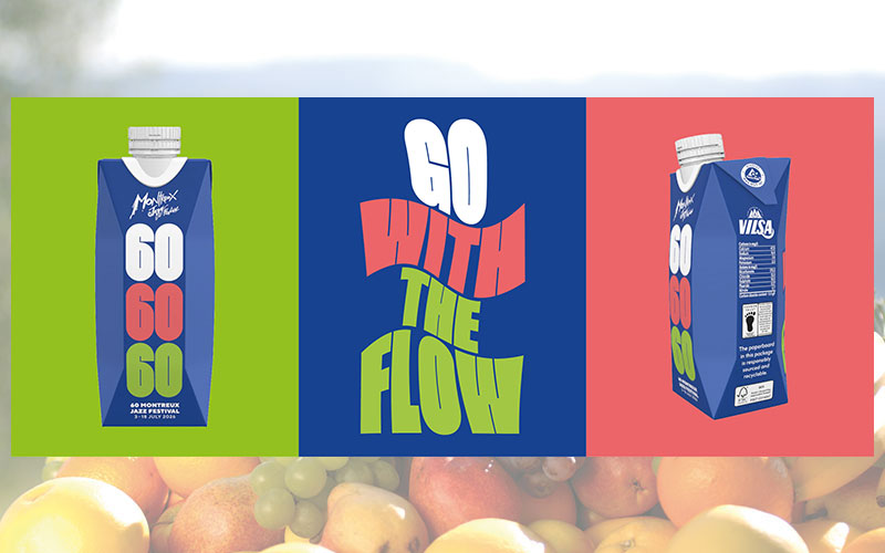 Gemeinsam erfrischend feiern: mit der Tetra Pak<sup>®</sup> Jubiläumsedition zum 60. Montreux Jazz Festival