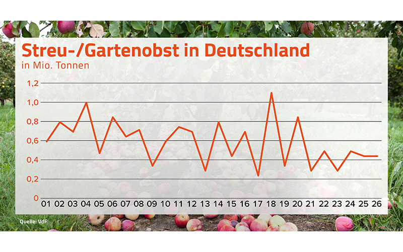 Regen entscheidend für Streuobsternte 2026: 450.000 Tonnen erwartet