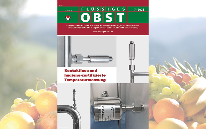 Die Ausgabe 7-2026 von FLÜSSIGES OBST ist online!
